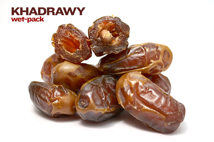 Khadrawy dates wet-pack